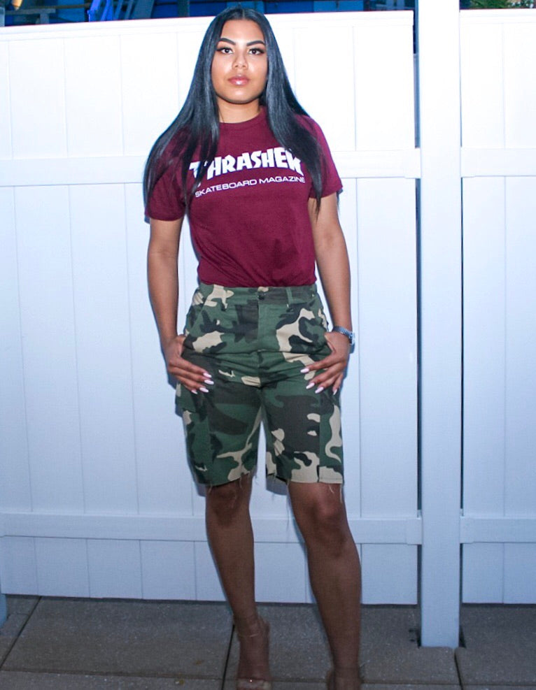 Ease  | Cargo Camo Shorts