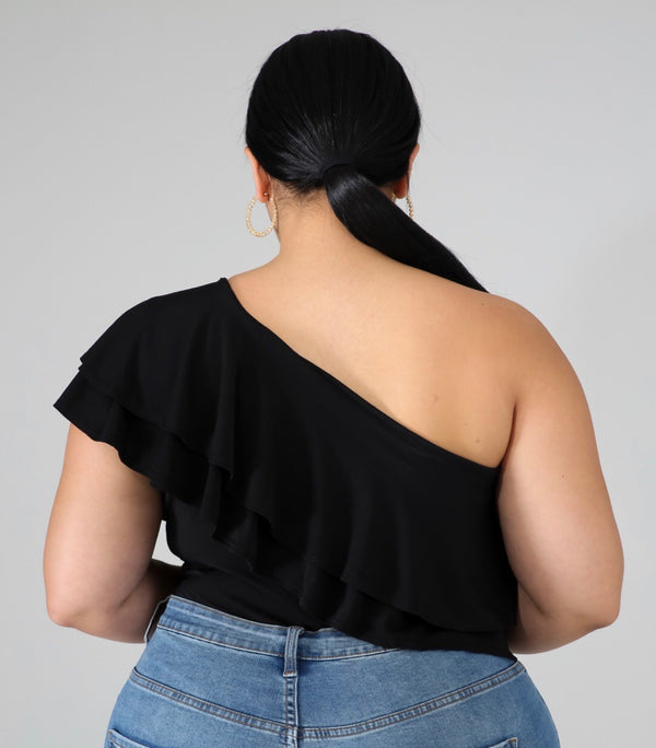 Ruffle | Bodysuit Plus Size